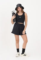 ADIDAS PERFORMANCE Shorts sportivo Soft Lux Loose nero da donna JM3751 . ADIDAS PERFORMANCE 