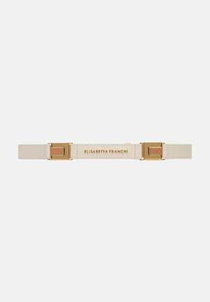 ELISABETTA FRANCHI Cintura burro da donna con logo CT09S61E2 193 ELISABETTA FRANCHI 
