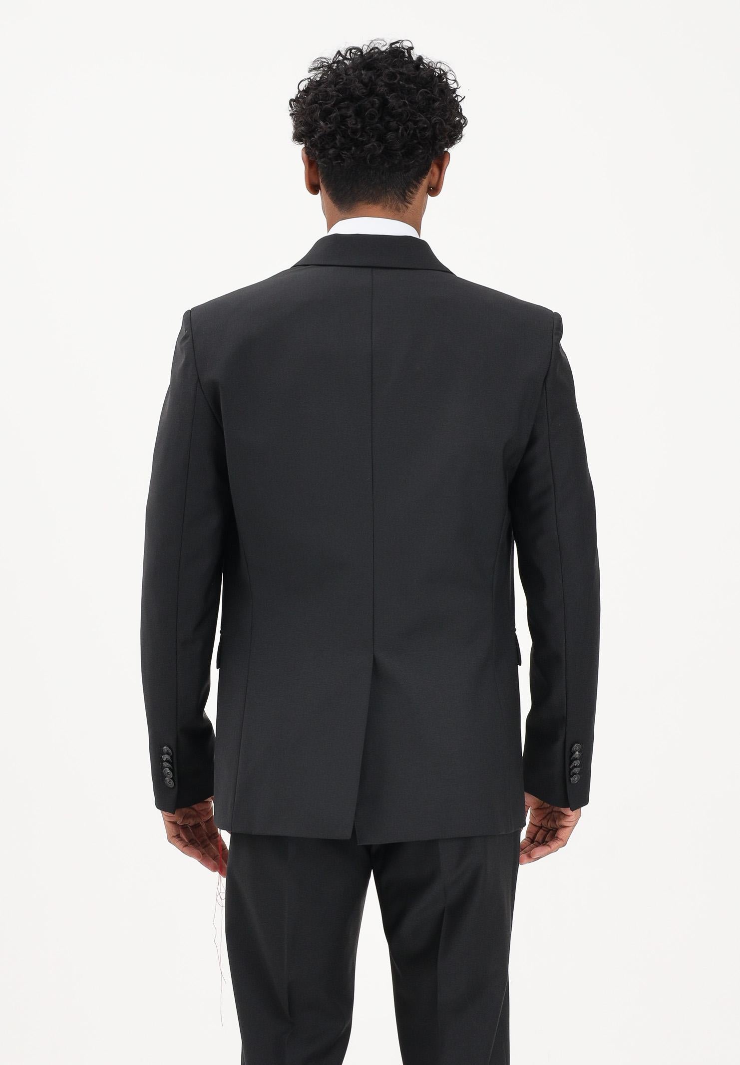 PATRIZIA PEPE Giacca monopetto nera da uomo 5S757RA1WK K102 PATRIZIA PEPE 