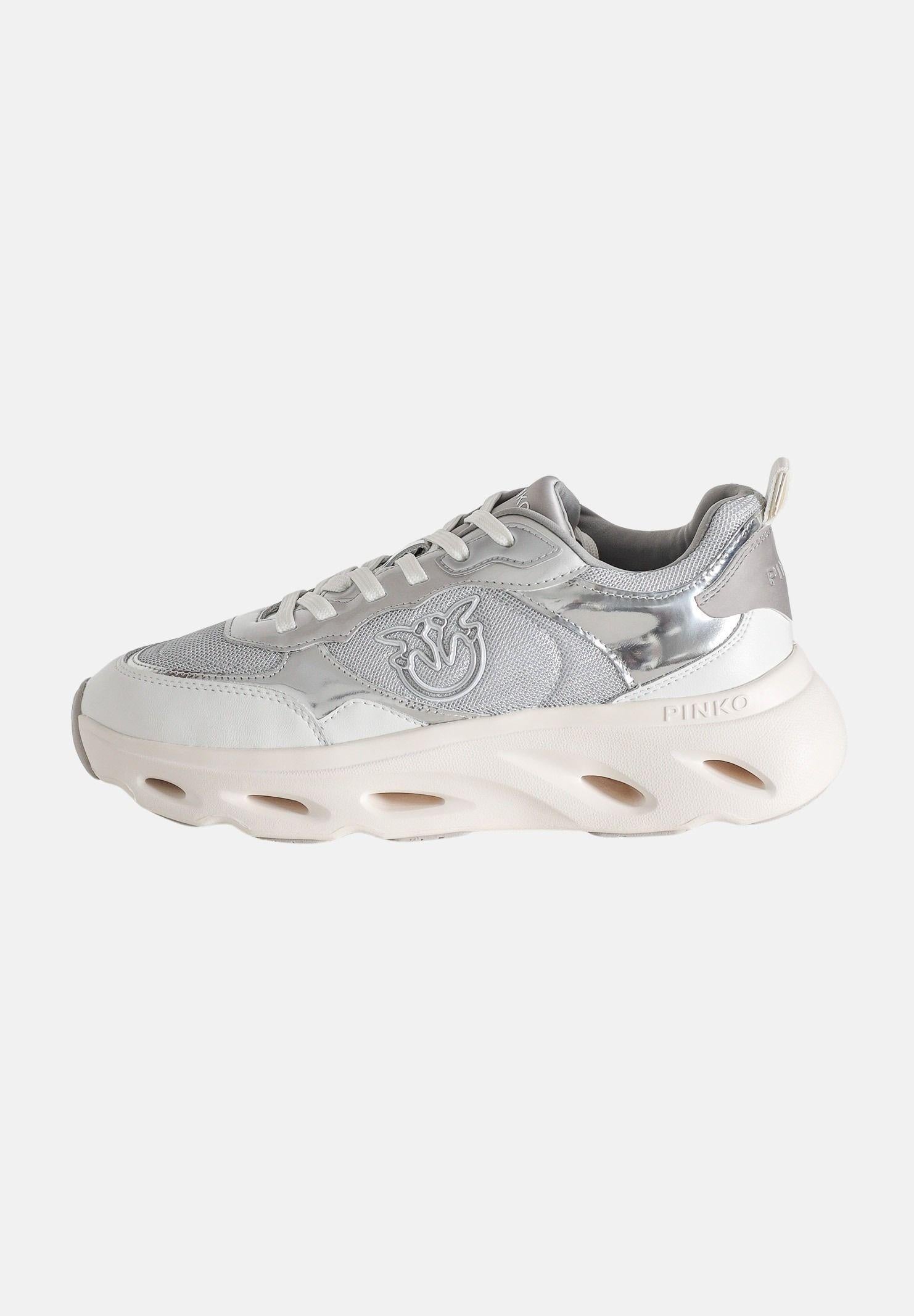 PINKO Sneakers argento da donna con logo SS0167P144ZZF ZZF PINKO 