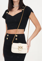 PINKO Borsa a tracolla Love Bag One panna da donna 100061A0F1 Z14Q PINKO 