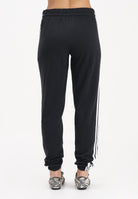 ADIDAS PERFORMANCE Pantalone sportivo Essentials 3-Stripes French Terry Cuffed nero da donna JD5302 . ADIDAS PERFORMANCE 