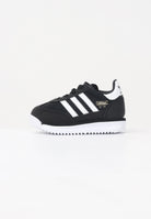 ADIDAS ORIGINALS Sneakers SL 72 RS Elastic Laces nere da neonato IH2978 . ADIDAS ORIGINALS 