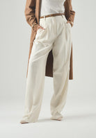 MAX MARA Pantalone fluido bianco avorio MSTADUNCO da donna. 2626136081600 011 MAX MARA 