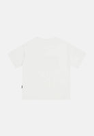 GCDS T-shirt a manica corta bianca da bambina con stampa logo B2KW2335BA3 15 GCDS 