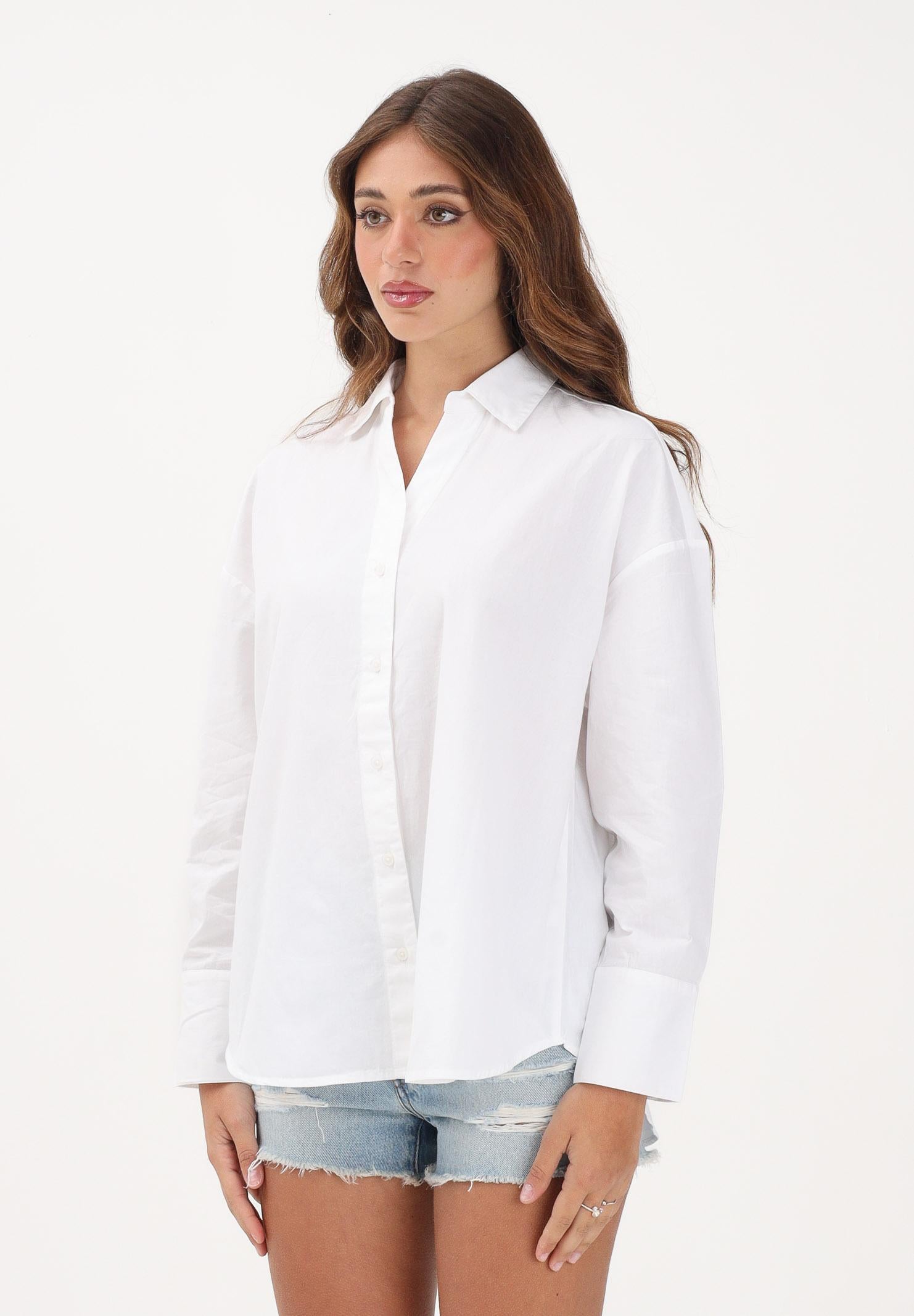 ONLY Camicia a manica lunga bianca da donna con ricamo sul retro 15375491 BRWIPI ONLY 