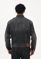 CALVIN KLEIN JEANS Giubbotto Classic in denim nero da uomo LV04RE765G2U4 . CALVIN KLEIN JEANS 