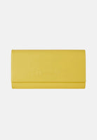 ELISABETTA FRANCHI Pochette gialla da donna realizzata in vera pelle BS99A61E2 EV4 ELISABETTA FRANCHI 
