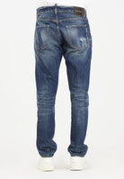 YES LONDON Jeans in denim blu con lavaggio medio-scuro da uomo XJ3216BOSTON CA YES LONDON 