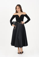 ELISABETTA FRANCHI Gonna midi nera da donna GO15661E2 110 ELISABETTA FRANCHI 