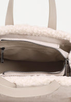 MARC ELLIS Borsa a mano Buby Suede M in morbido suede beige da donna BUBY-SUEDE-M TA MARC ELLIS 