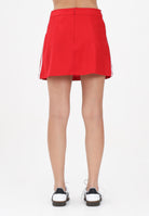 ADIDAS ORIGINALS Gonna corta Adicolor 3-Stripes rossa da donna JD0282  ADIDAS ORIGINALS 