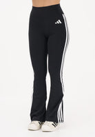ADIDAS PERFORMANCE Leggings sportivo Optimé Essentials 3-Stripes Flared nero da donna JD6544 . ADIDAS PERFORMANCE 