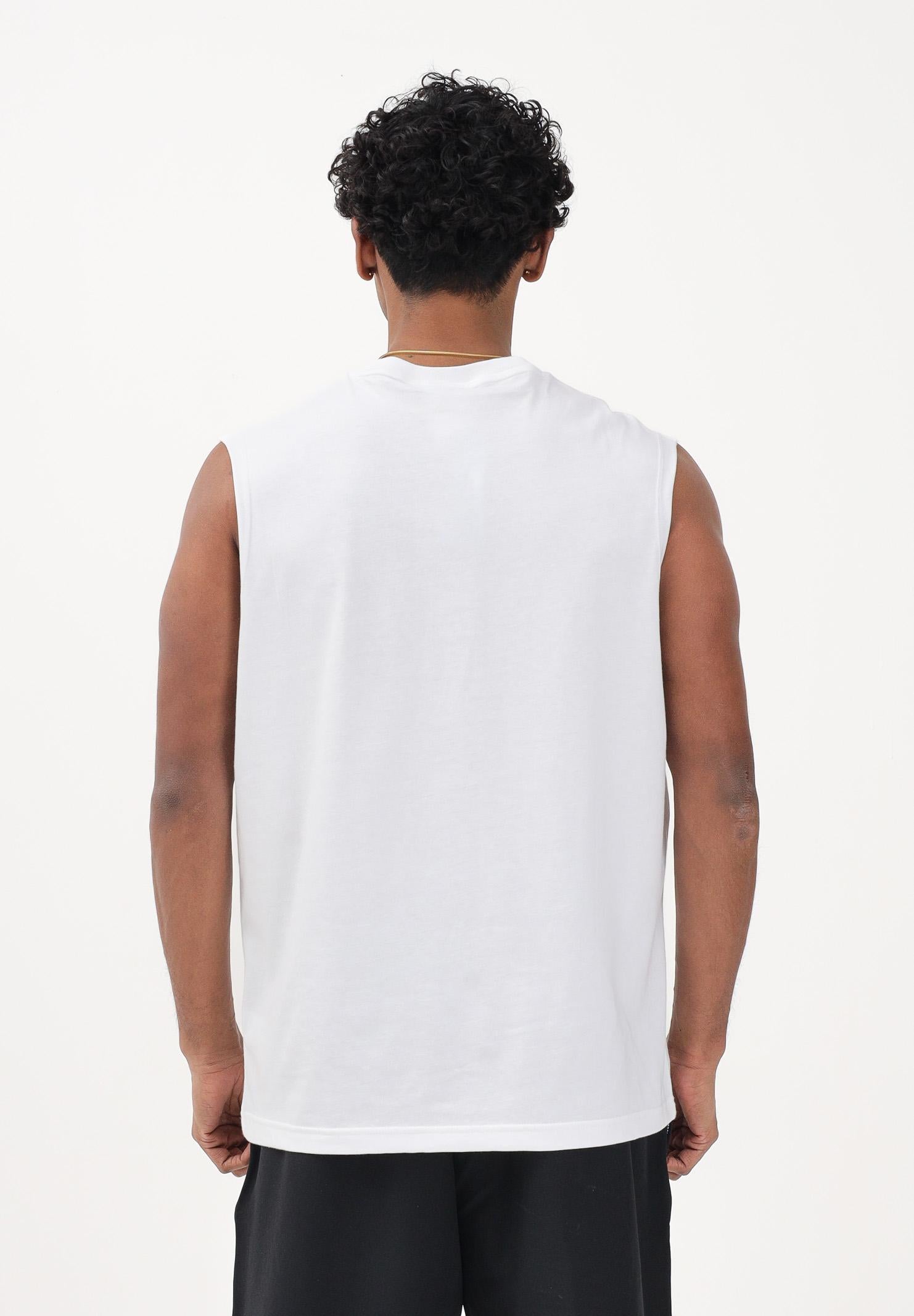 ADIDAS ORIGINALS Canotta Trefoil Essentials bianca da uomo KE3396 . ADIDAS ORIGINALS 