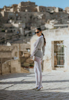 ELISABETTA FRANCHI Tuta elegante grigia da donna KT63T57E2 431 ELISABETTA FRANCHI 