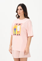 MARNI T-shirt a manica corta rosa per donna, ragazze e bambine con stampa M01671M00HZ 0M351 MARNI 
