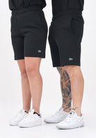 LACOSTE Shorts sportivo nero per uomo e donna con logo GH9860 031 LACOSTE 