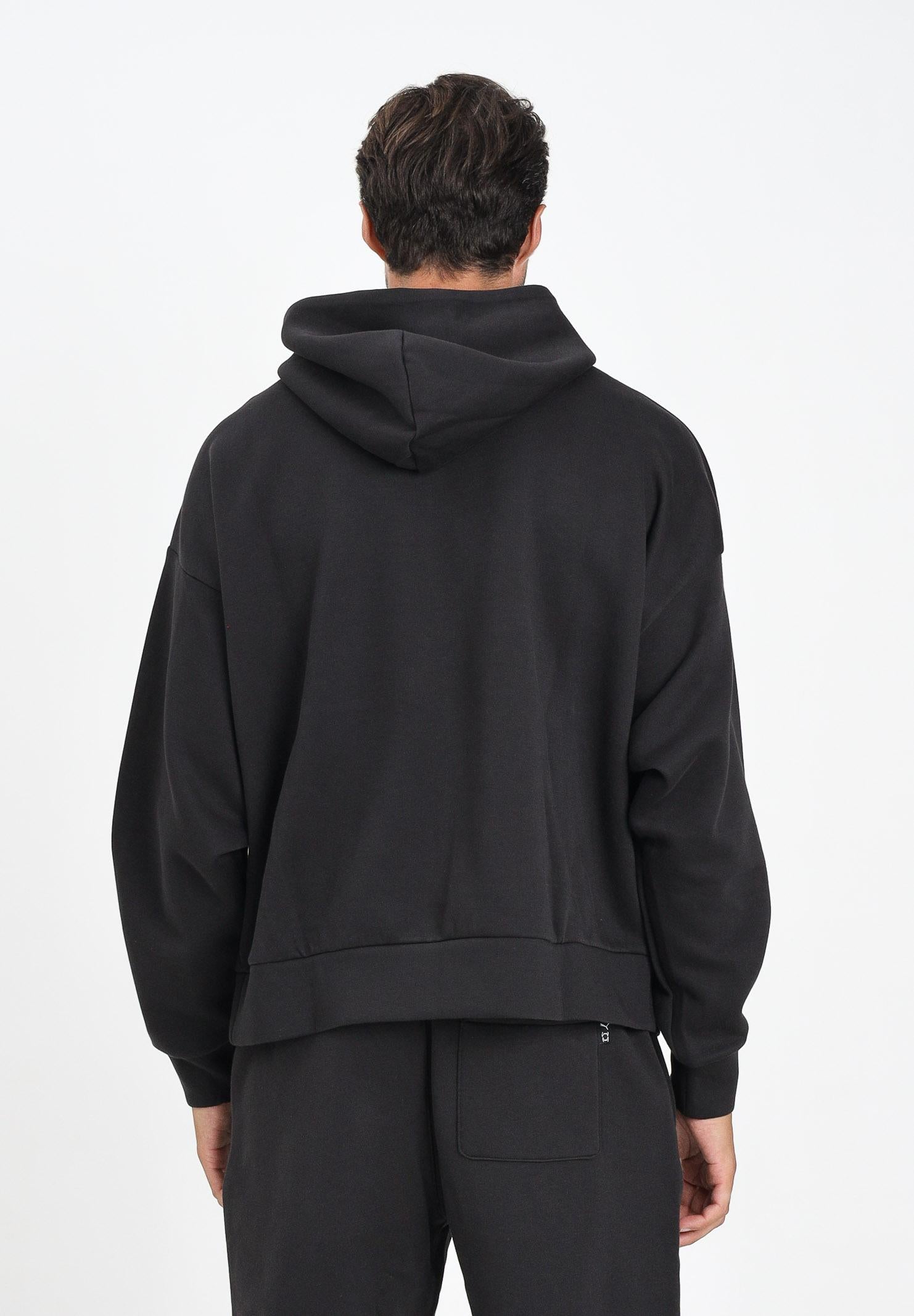 PUMA Felpa con cappuccio WARDROBE ESS nera da uomo 632065 01 PUMA 