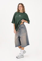 NEW ERA T-shirt a manica corta Oversized LA Dodgers MLB Waffle verde per uomo e donna 60771587 . NEW ERA 