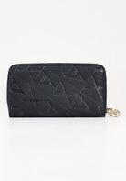ARMANI EXCHANGE Portafogli nero da donna con fantasia monogram XW000359AF13680 FC100 ARMANI EXCHANGE 