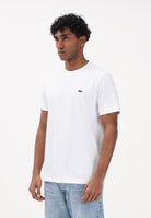 LACOSTE T-shirt a manica corta bianca da uomo stampata Ultra Dry TH4762 001 LACOSTE 