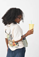 BARROW T-shirt a manica corta color crema per uomo e donna con maxi stampa sul retro F5BWUATH038 013 BARROW 