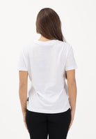 JUST CAVALLI T-shirt a manica corta bianca da donna con stampa 80PAHT24CJ500 003 JUST CAVALLI 