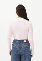 TOMMY JEANS Cardigan rosa da donna con logo DW0DW22023 TOG TOMMY JEANS 