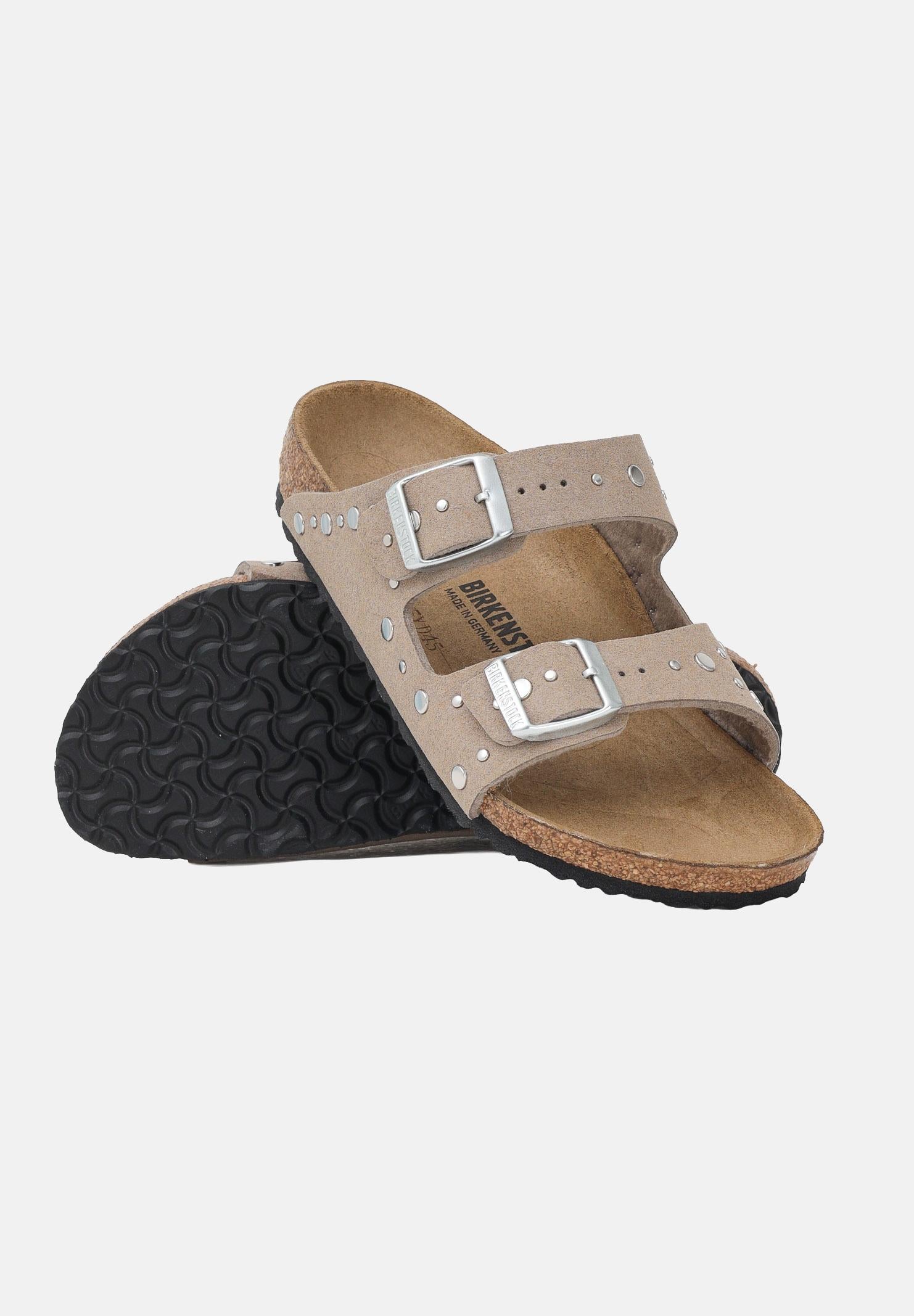 BIRKENSTOCK Ciabatte Arizona Rivet Border beige da bambina 1031708J . BIRKENSTOCK 