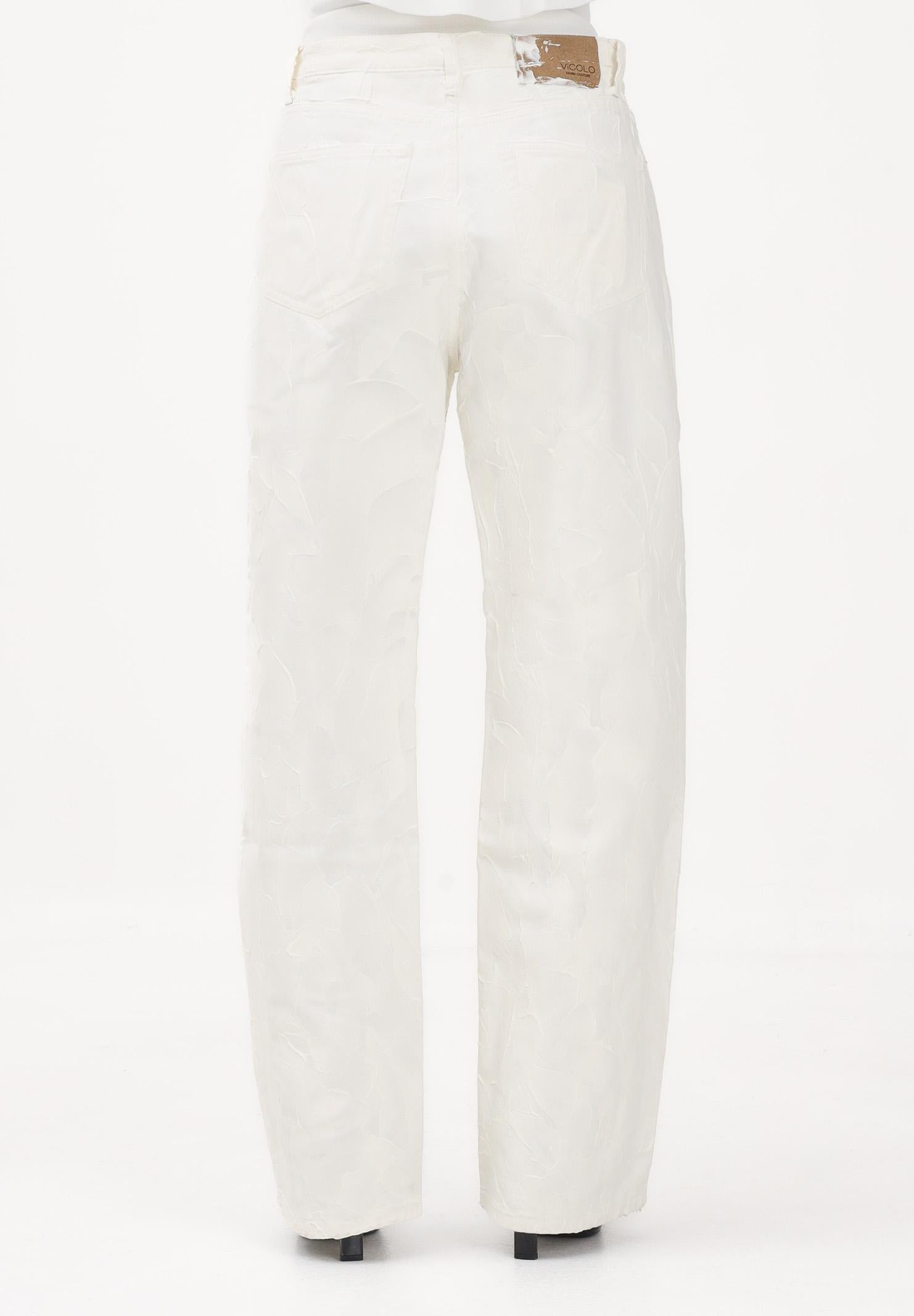 VICOLO Jeans Icon Alex bianco da donna DAB5101 DEBI VICOLO 