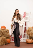 VICOLO Cappotto smanicato beige da donna TF0056 FU114 VICOLO 