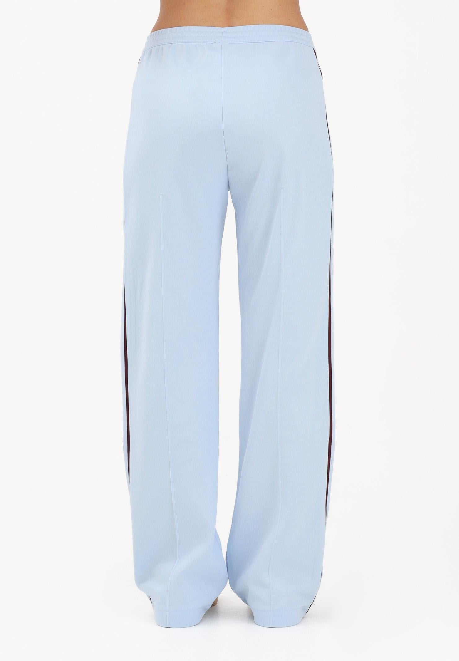 ADIDAS ORIGINALS Pantalone sportivo Classic azzurro e bordeaux da donna KD3748 . ADIDAS ORIGINALS 