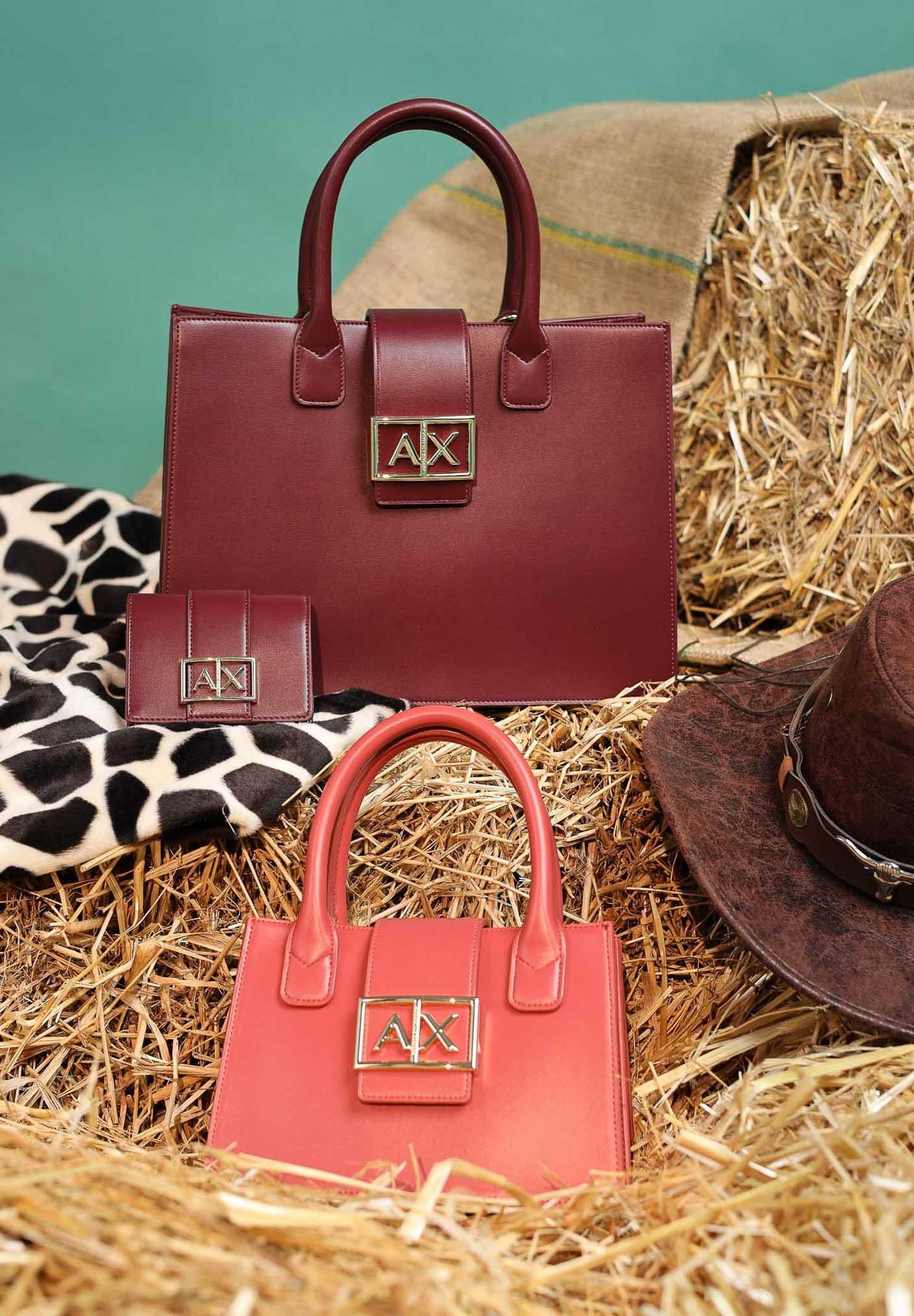 ARMANI EXCHANGE Shopper bordeaux da donna XW000305AF12039 UA343 ARMANI EXCHANGE 