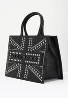 RICHMOND Shopper nera da donna con logo e borchie RWA25230BO BL RICHMOND 