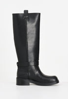 ARMANI EXCHANGE Stivali alti neri da donna con fibbia XW001655AF17476 UC001 ARMANI EXCHANGE 