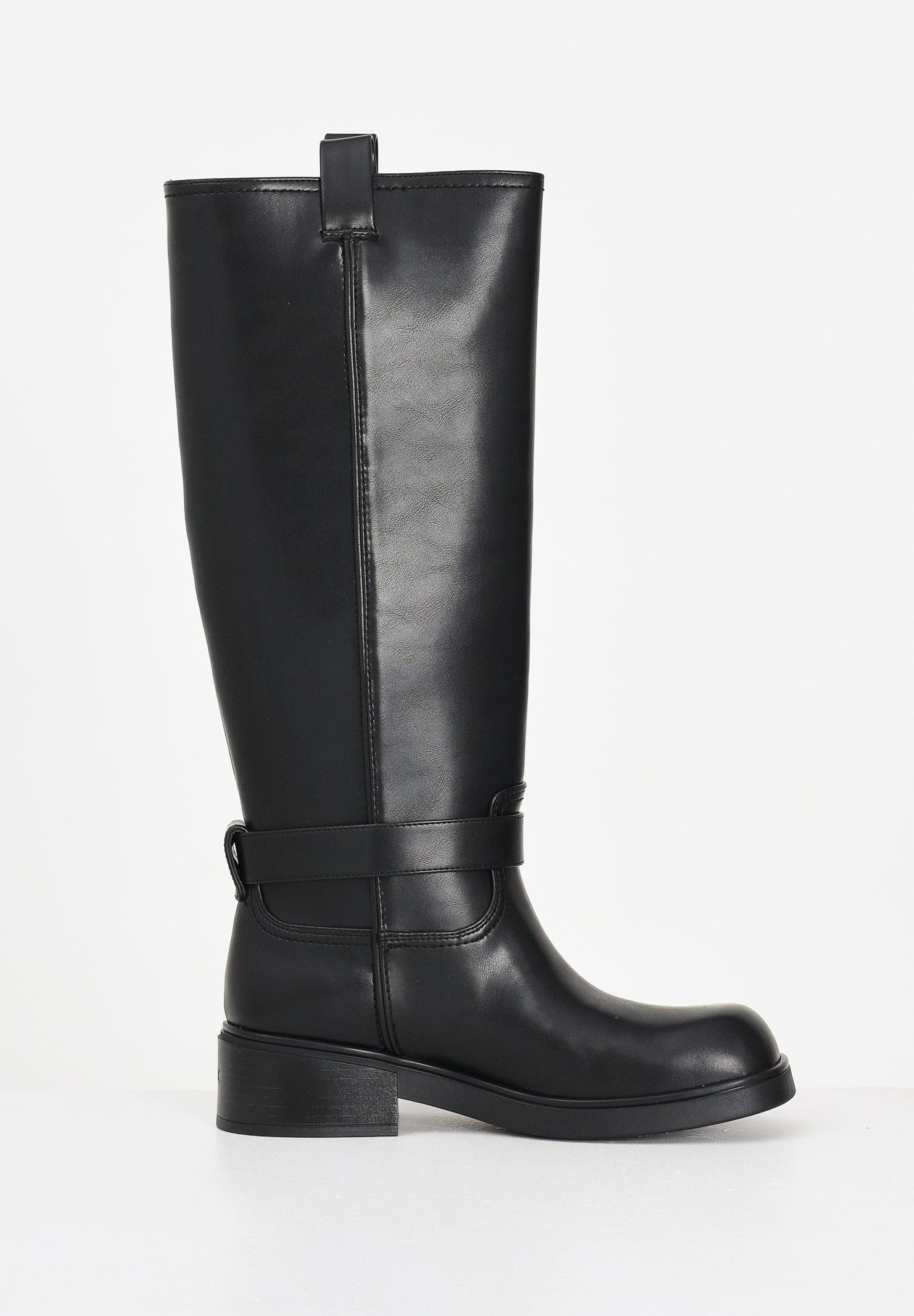 ARMANI EXCHANGE Stivali alti neri da donna con fibbia XW001655AF17476 UC001 ARMANI EXCHANGE 