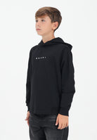 MARNI Felpa con cappuccio nera per donna, ragazzi e bambini con logo M01576M00V0 0M900 MARNI 