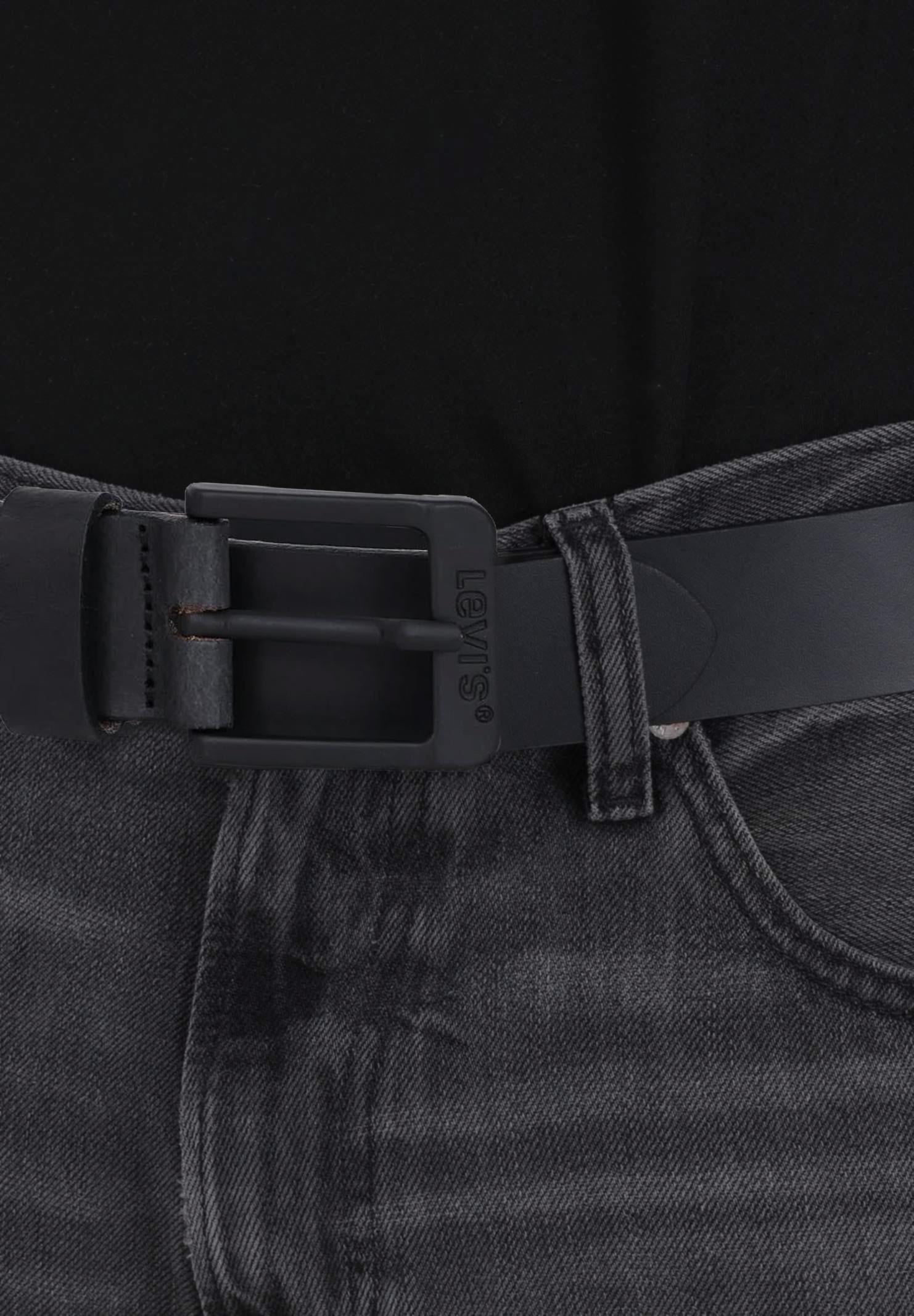 LEVI'S® Cintuta nera per uomo e donna con logo 38016-0033 . LEVI'S® 