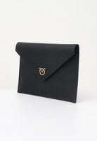 PINKO Pochette Flat Purse Handle nera da donna 104820A0F1 Z99Q PINKO 