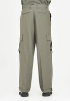 I'M BRIAN Pantalone cargo verde militare da uomo PA3494 013 I'M BRIAN 