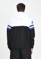 LACOSTE Giacca a vento nera, bianca e blu da uomo con logo BH4776 7LI LACOSTE 