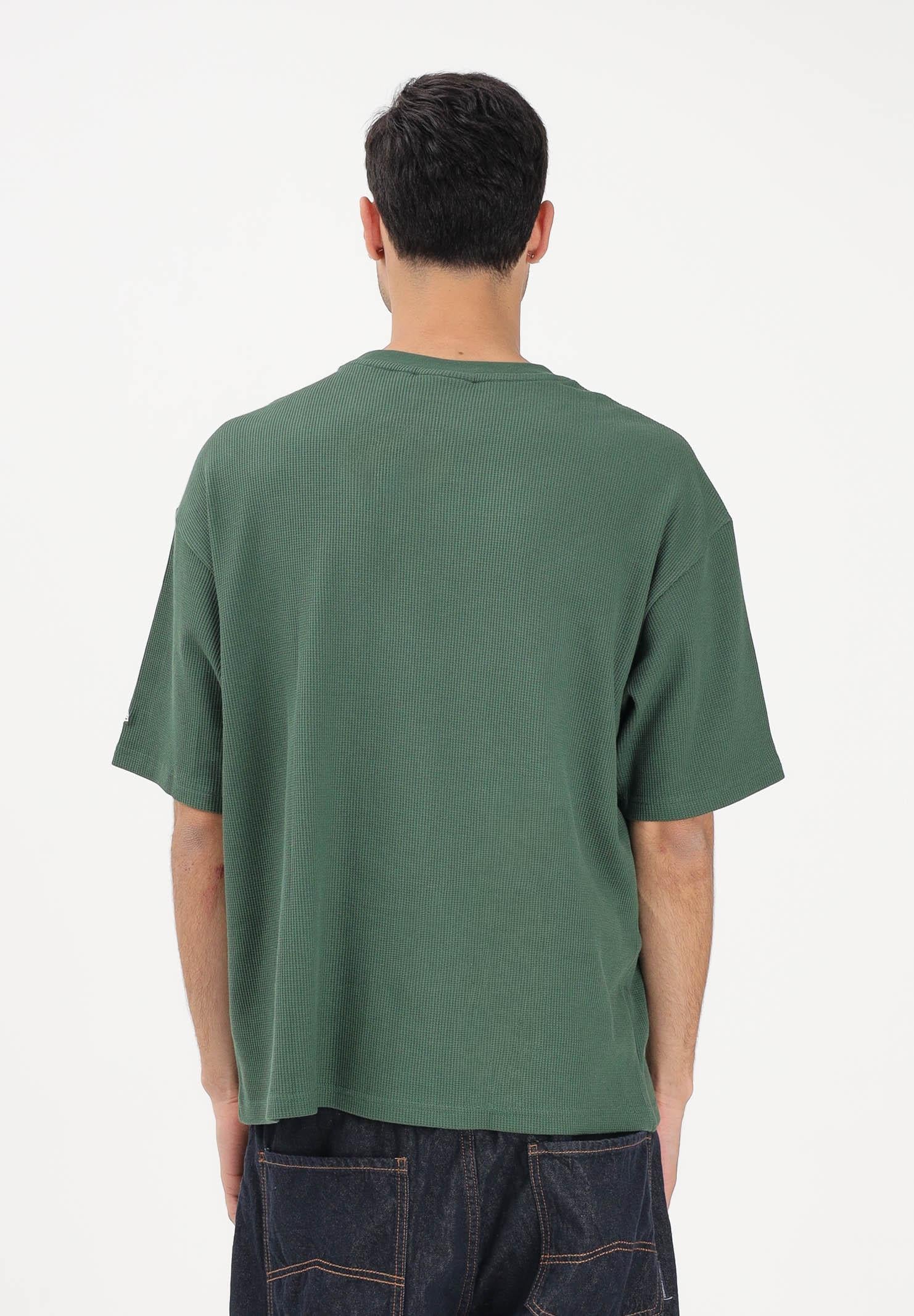 NEW ERA T-shirt a manica corta Oversized LA Dodgers MLB Waffle verde per uomo e donna 60771587 . NEW ERA 