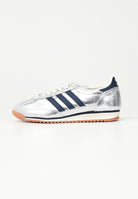 ADIDAS ORIGINALS Sneakers SL 72 OG argento e blu da donna JH8654 . ADIDAS ORIGINALS 