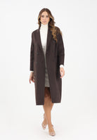 VICOLO Cappotto lungo marrone da donna TF0001 FU69 VICOLO 