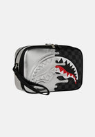 SPRAYGROUND Pochette Silver Side Drip argento e nera per uomo e donna 910B8928NSZ . SPRAYGROUND 