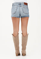 CALVIN KLEIN JEANS Shorts in denim chiaro da donna LV047F770G 21E CALVIN KLEIN JEANS 