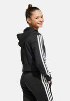 ADIDAS PERFORMANCE Felpa con zip Essentials nera da bambina JJ0956  ADIDAS PERFORMANCE 