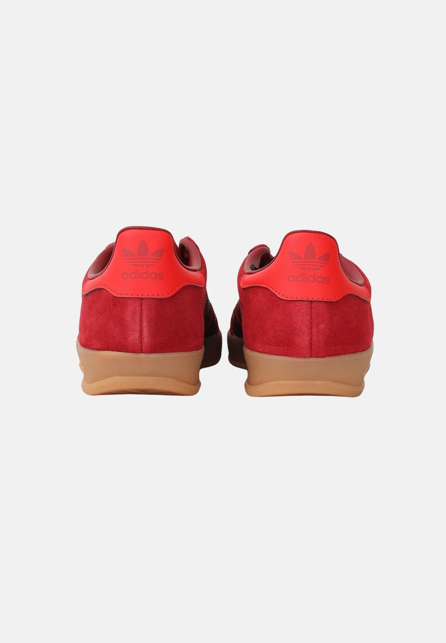 ADIDAS ORIGINALS Sneakers GAZELLE INDOOR rosse per uomo e donna IH6448 . ADIDAS ORIGINALS 