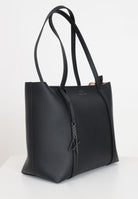 ARMANI EXCHANGE Shopper nera da donna con logo e ciondolo AX 942930CC726 28621 ARMANI EXCHANGE 
