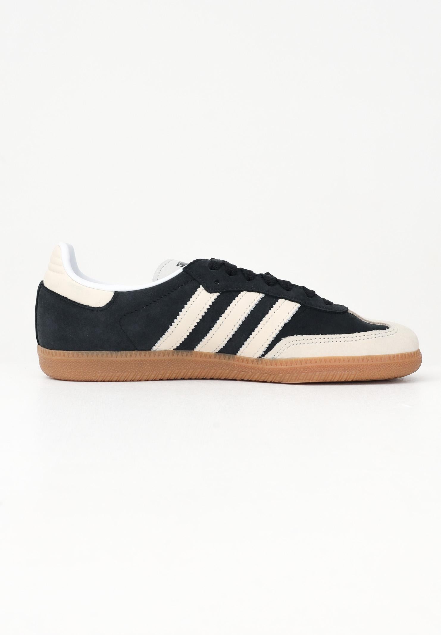 ADIDAS ORIGINALS Sneakers SAMBA OG nere e panna per uomo e donna IE5836 . ADIDAS ORIGINALS 